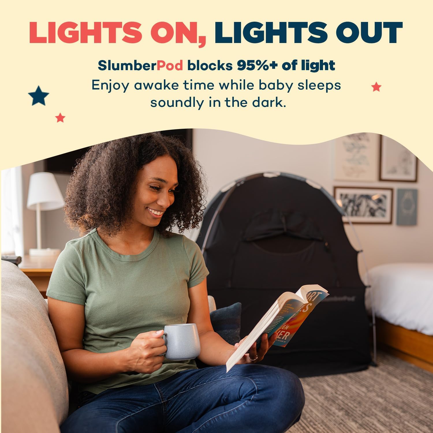 SlumberPod The Original Blackout Sleep Tent Travel Essential for Babies and Toddlers