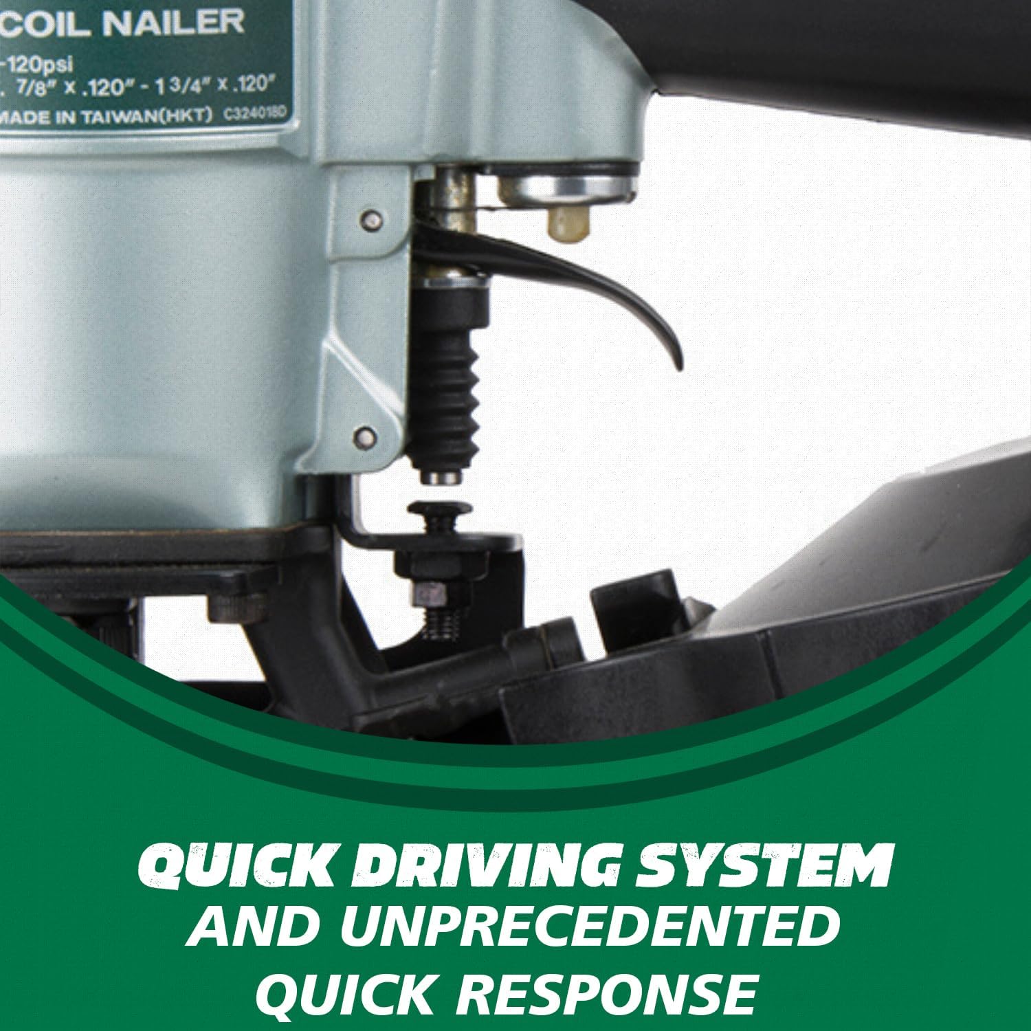Metabo HPT Roofing Nailer Pro-preferred Pneumatic Power Nailers in Roofing tools