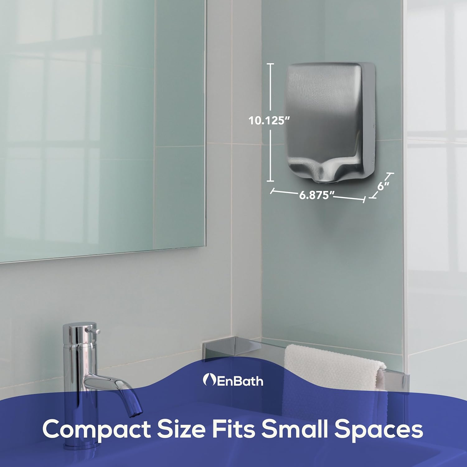 Enbath Commercial Hand Dryer with Air Filter