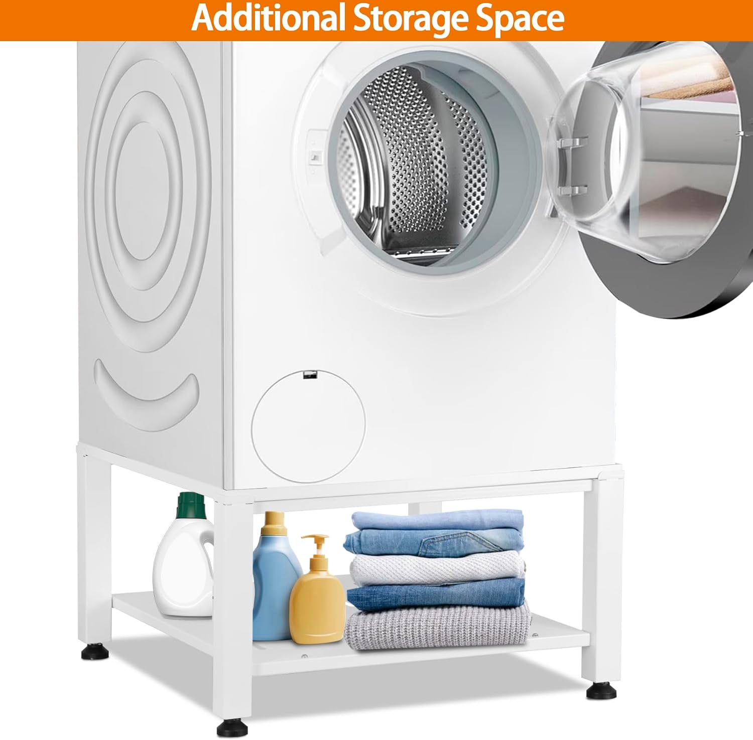 Talustool Premium Washer and Dryer Pedestal Stand Metal