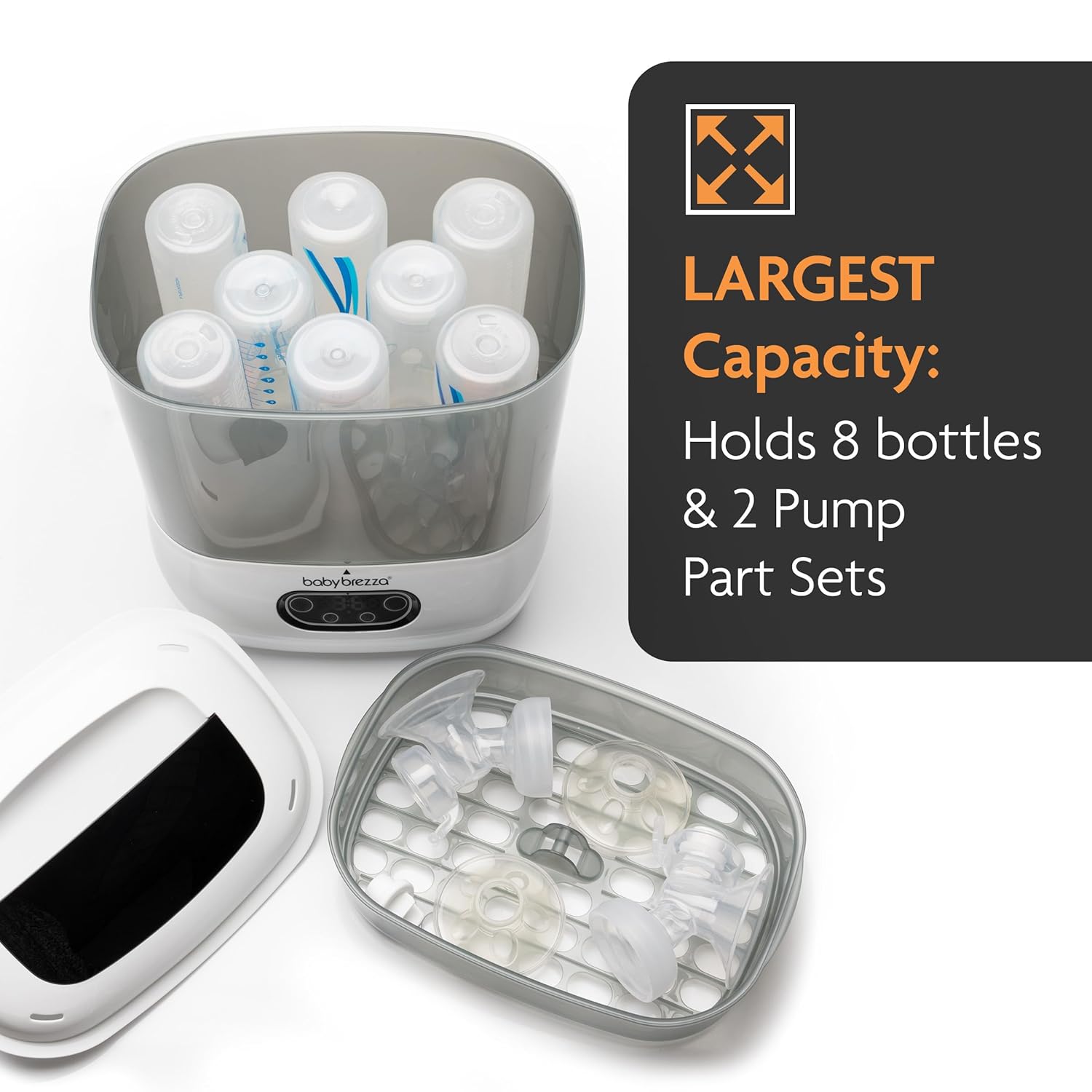 Baby Brezza Bottle Sterilizer and Dryer Advanced – Electric Steam Sterilization Machine Universal Sterilizing