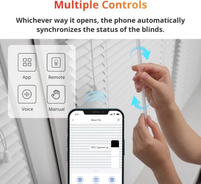 SwitchBot Smart Electric Motorized Blinds Kit - 3Pack with 2.4G WiFi Remote Control