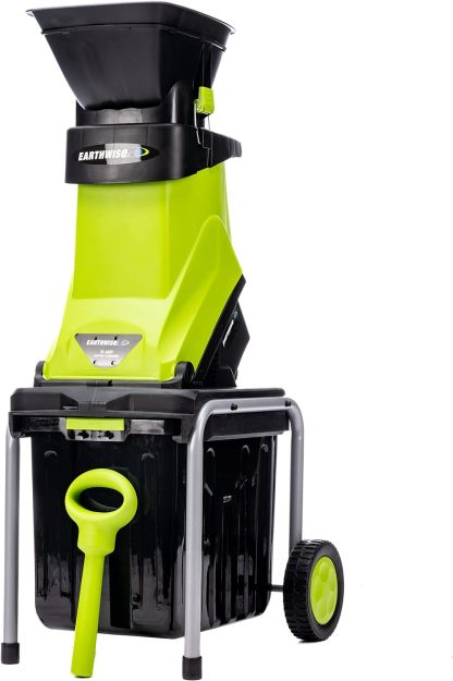 Earthwise 15-Amp Garden Corded Electric Chipper, Collection Bin