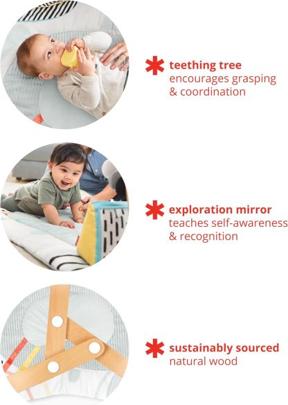 Skip Hop Baby Play Gym Montessori Inspired, Infant Playmat, Discoverosity