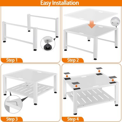 Talustool Premium Washer and Dryer Pedestal Stand Metal