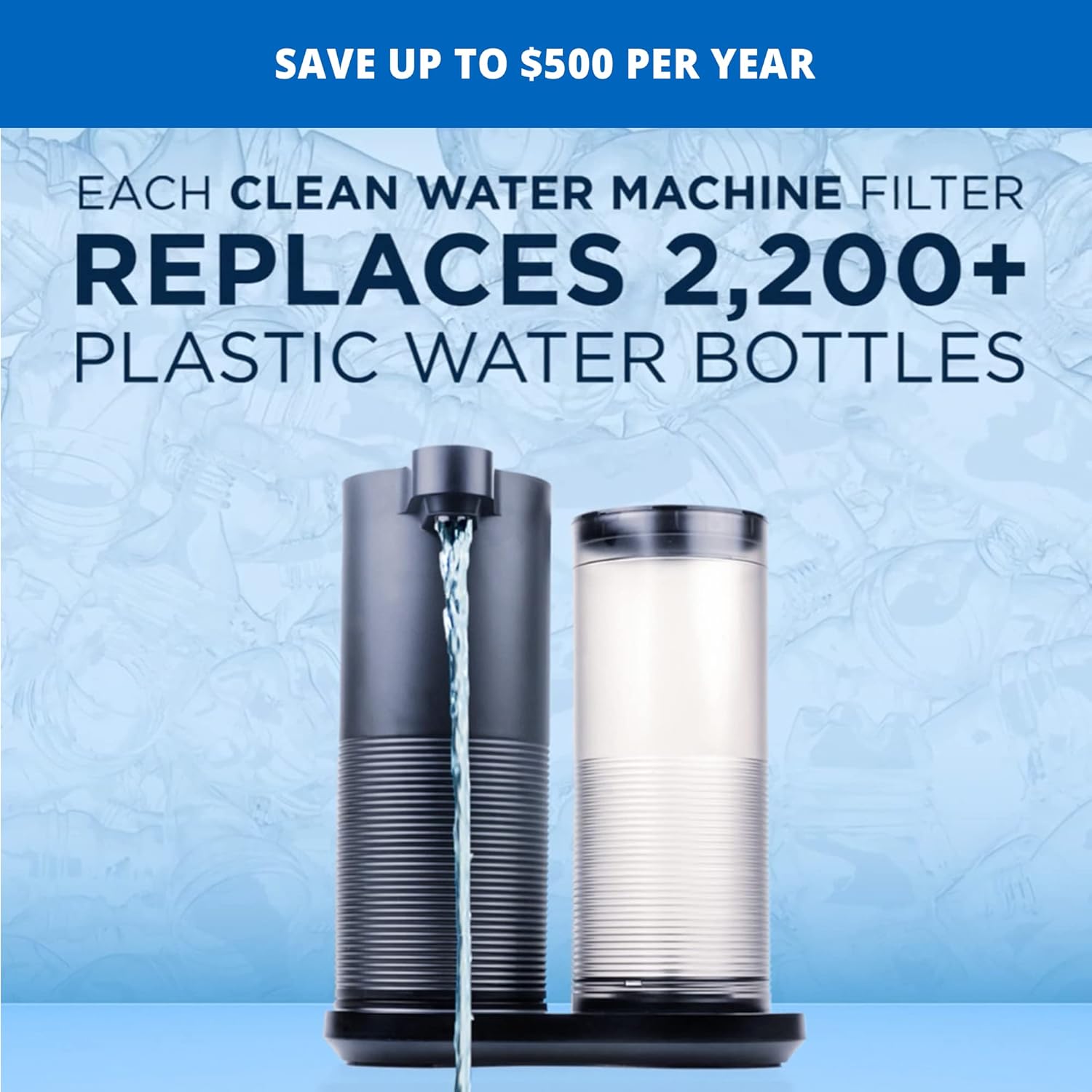 Aquasana Countertop Water Filter System for Drinking Water - Clean Water Machine