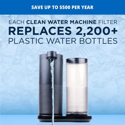 Aquasana Countertop Water Filter System for Drinking Water - Clean Water Machine