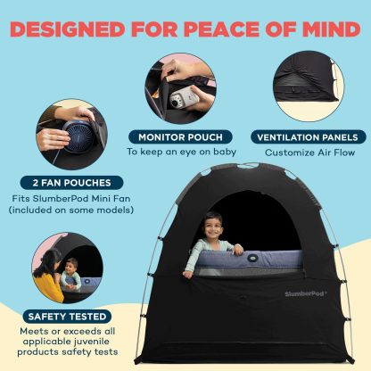 SlumberPod The Original Blackout Sleep Tent Travel Essential for Babies and Toddlers