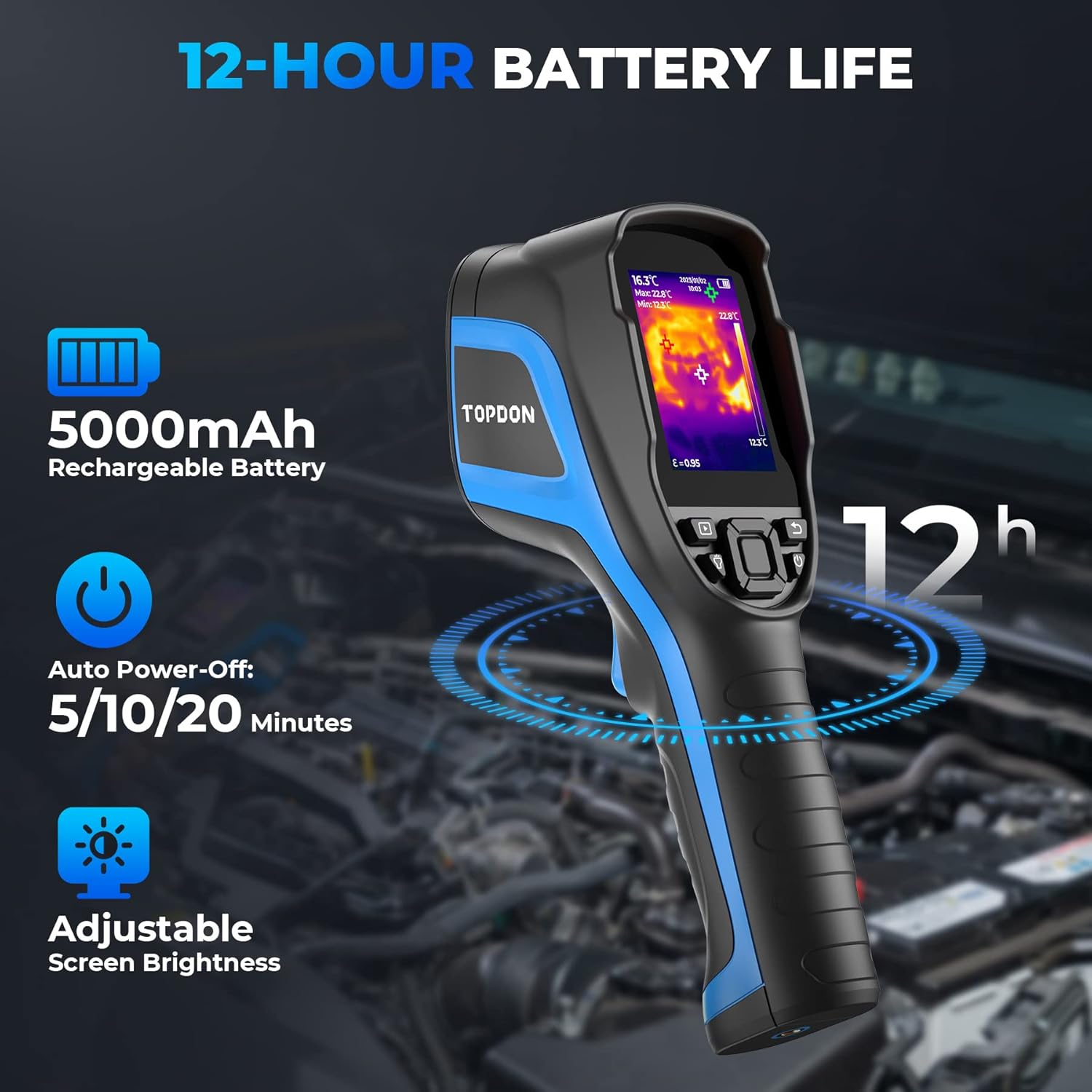 TOPDON Thermal Imaging Camera with PC Analysis and Video Recording Supported