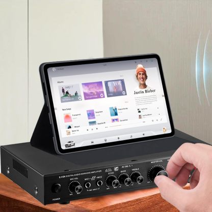 SOBATTY Bluetooth 5.1 Sound Speaker AMP,Stereo Audio Amplifier Receiver