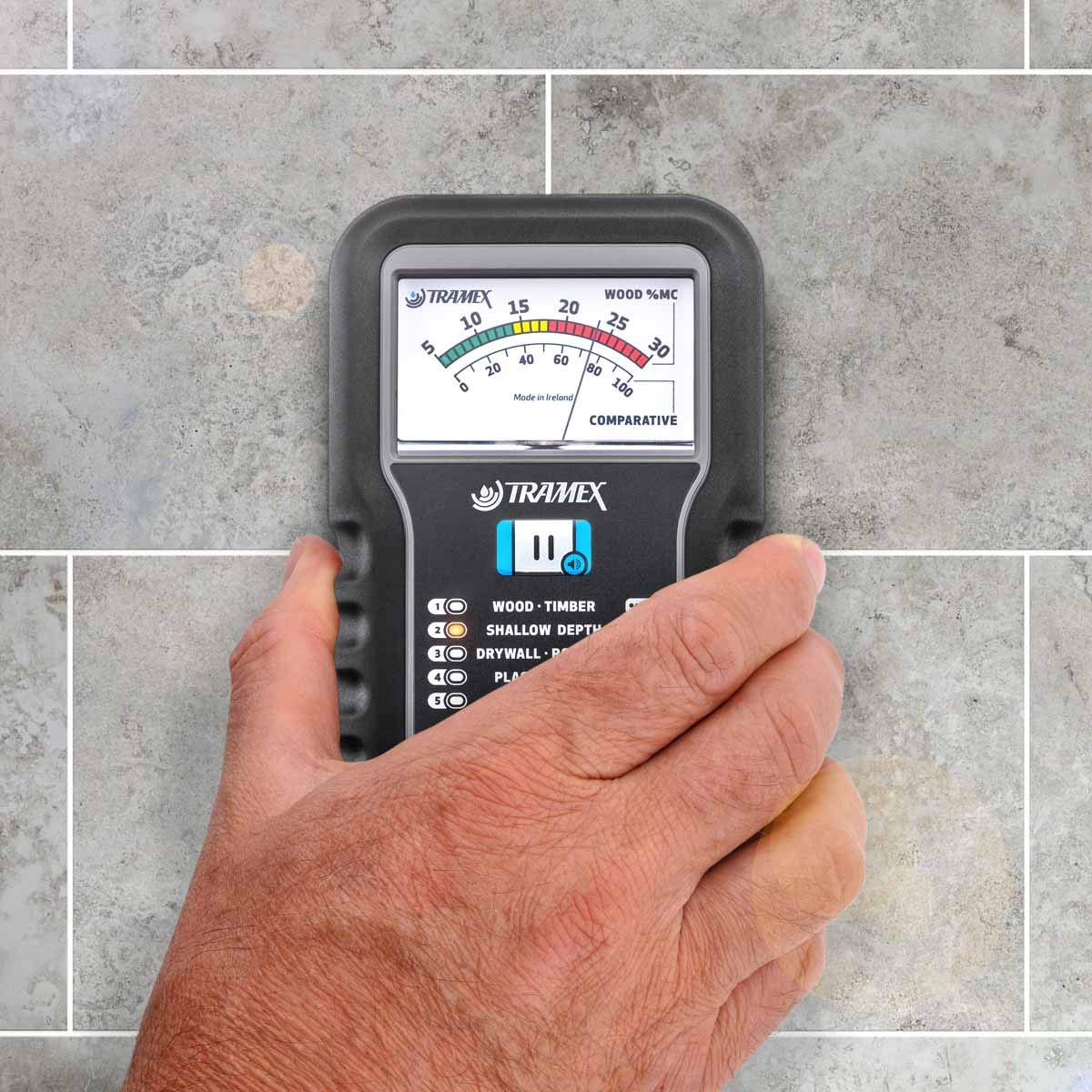 Tramex Pinless Meter for Measuring Moisture Content in Wood