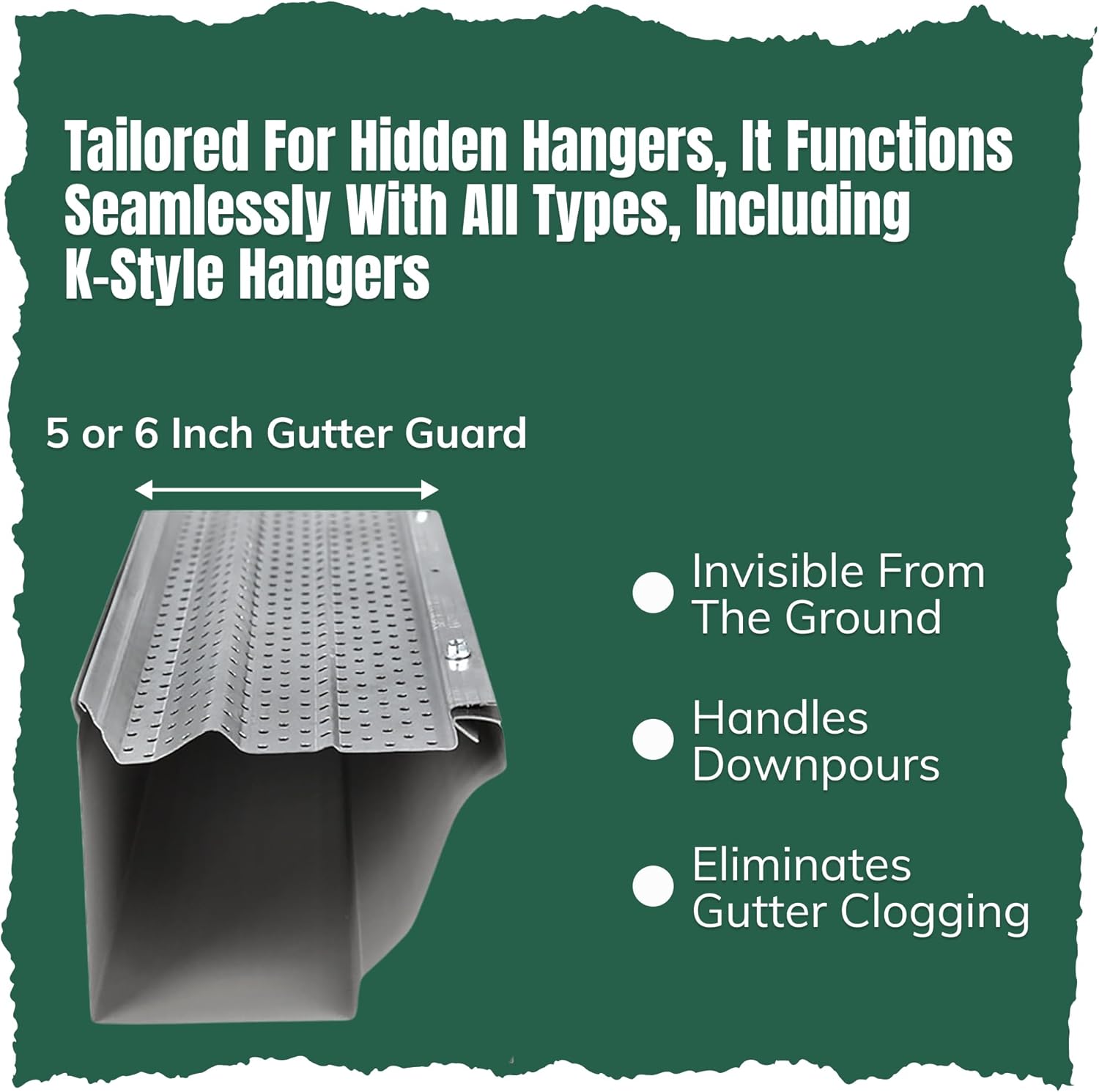 A-M Gutter Guard Heavy-Duty Aluminum Gutter Guard