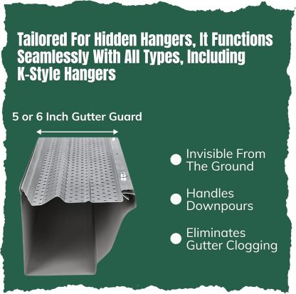 A-M Gutter Guard Heavy-Duty Aluminum Gutter Guard