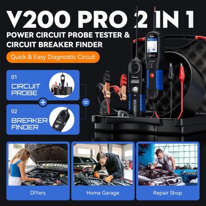 VDIAGTOOL Automotive Power Circuit Probe Tester Breaker Finder Too