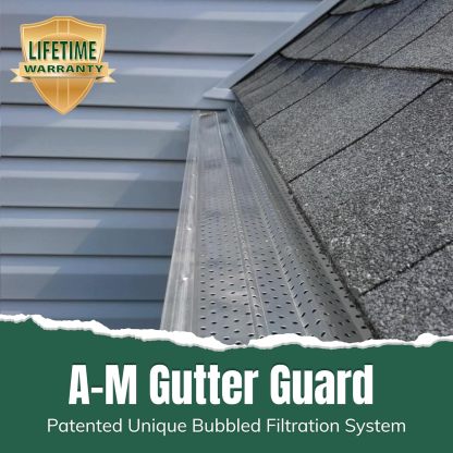 A-M Gutter Guard Heavy-Duty Aluminum Gutter Guard