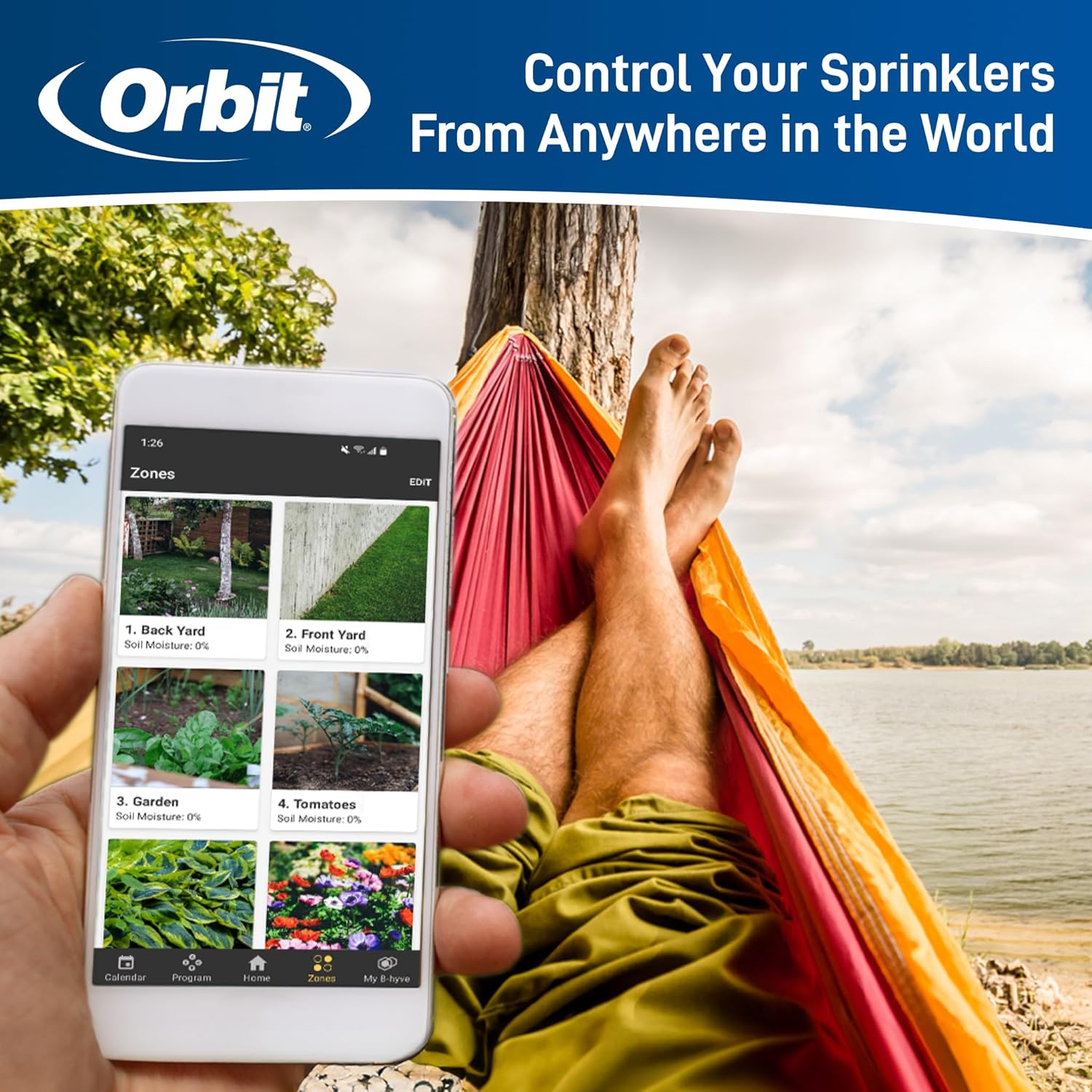 Orbit Smart Indoor/Outdoor 6-Station WiFi Sprinkler System Controller