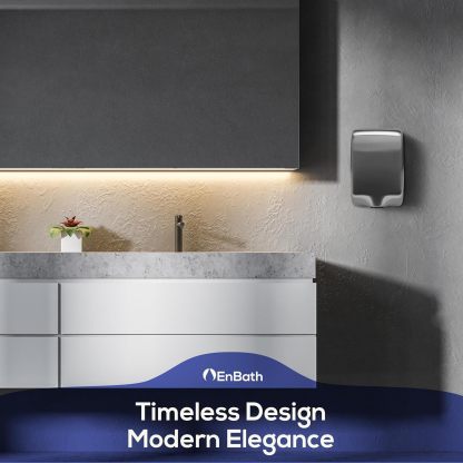 Enbath Commercial Hand Dryer with Air Filter