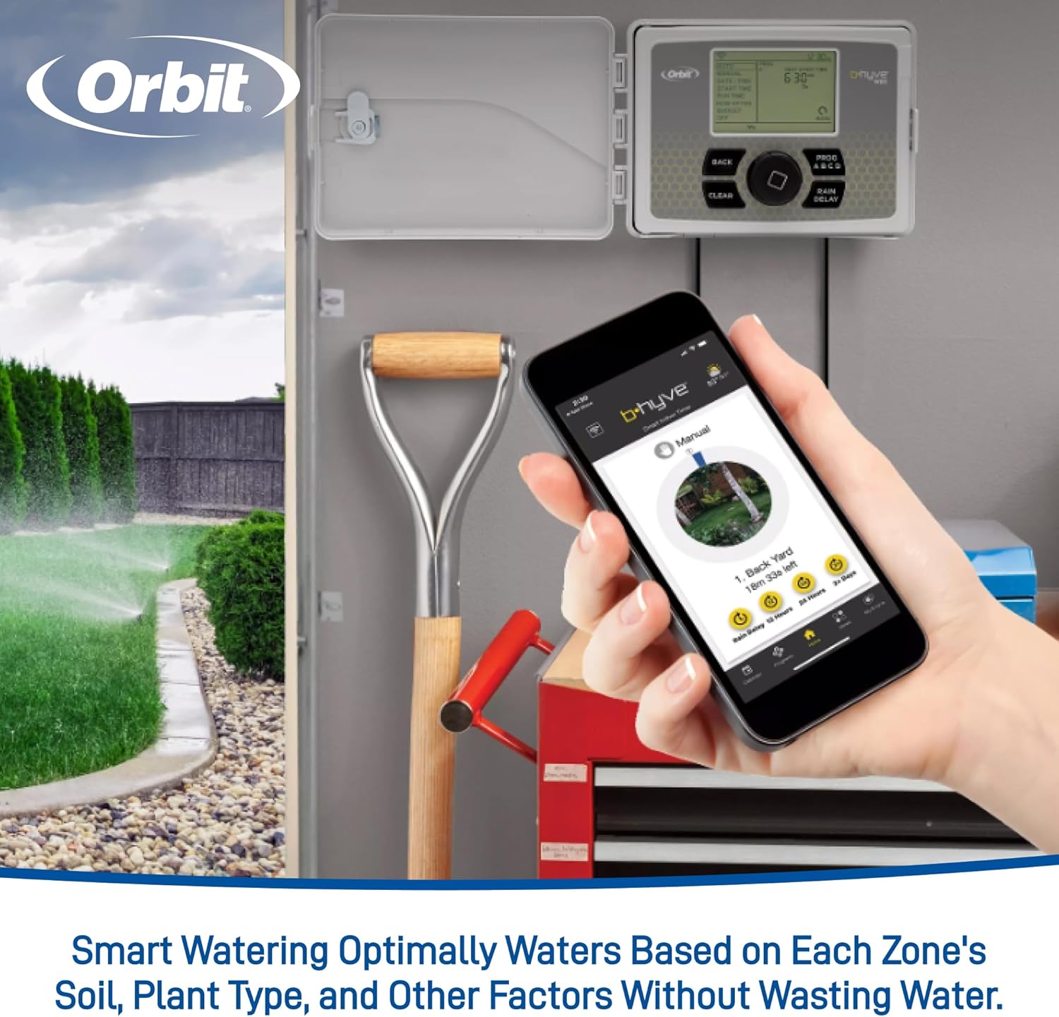 Orbit Smart Indoor/Outdoor 6-Station WiFi Sprinkler System Controller
