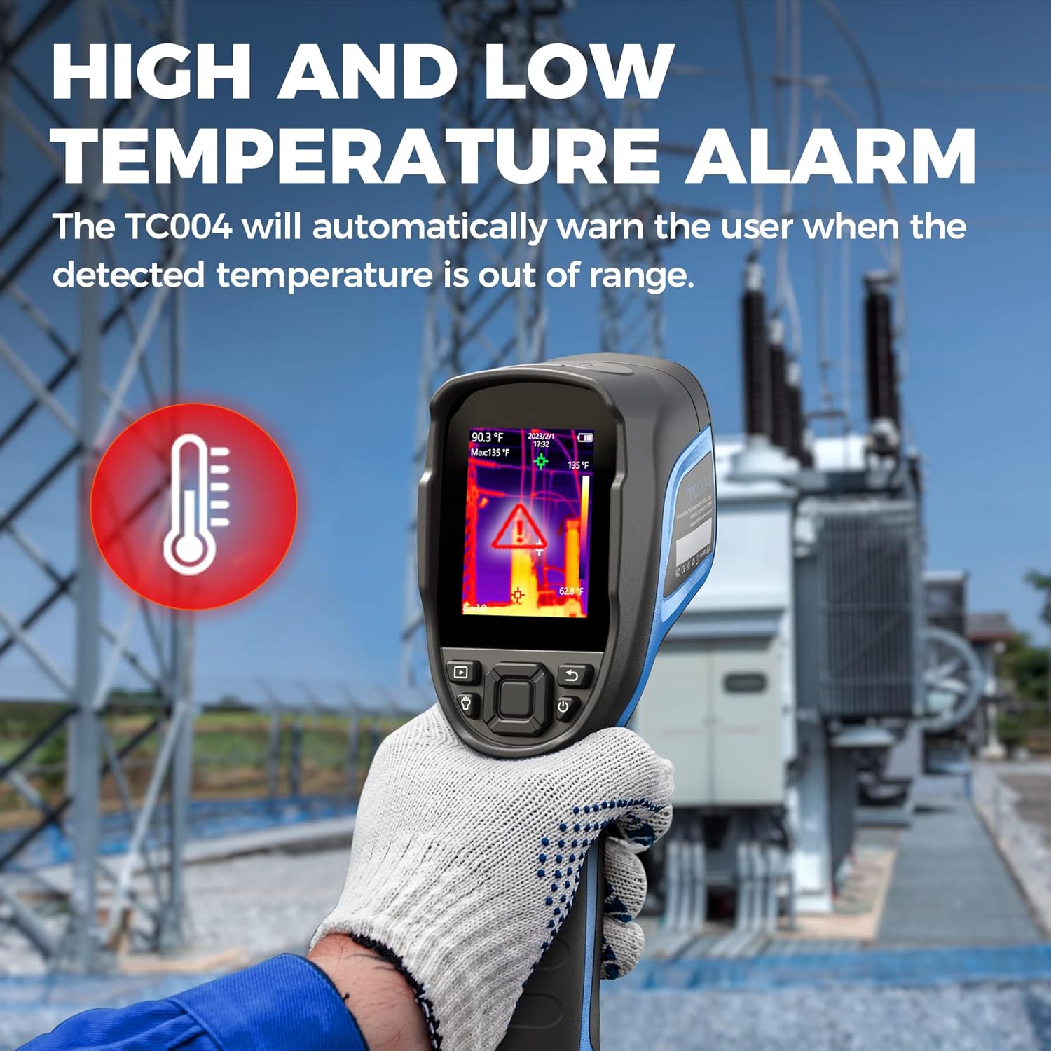 TOPDON Thermal Imaging Camera with PC Analysis and Video Recording Supported