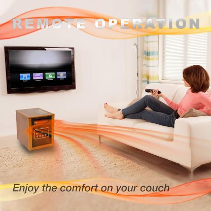 Dr Infrared Heater Portable Space Heater Original 1500 Watt Cherry