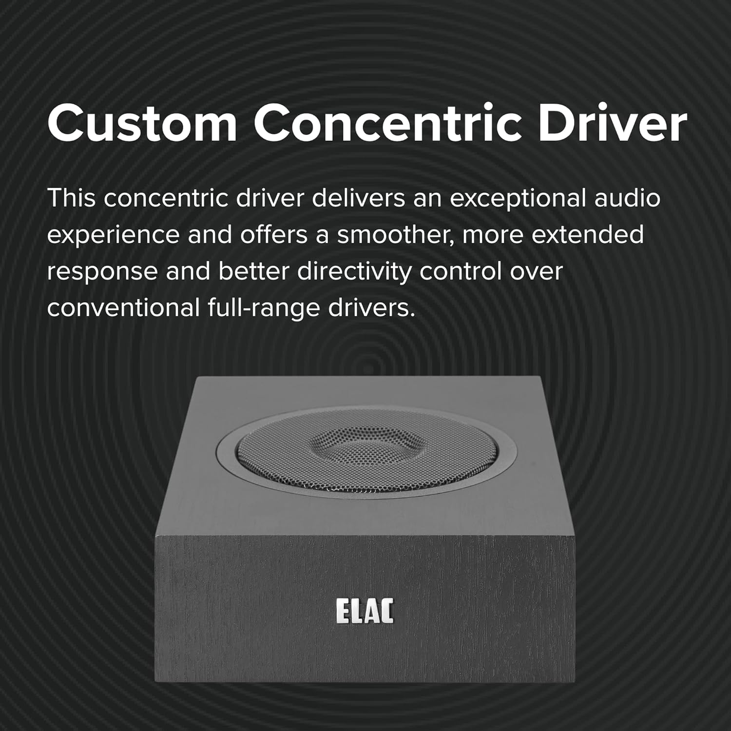 ELAC with 0.5” Polymer Tweeter & 4” Aramid Fiber Woofer