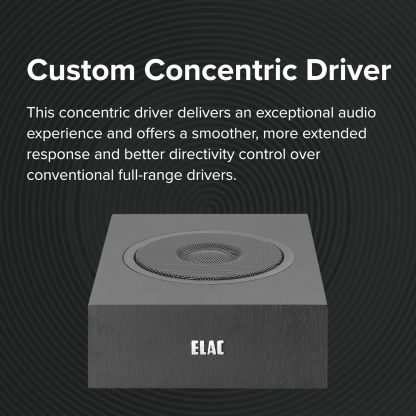 ELAC with 0.5” Polymer Tweeter & 4” Aramid Fiber Woofer
