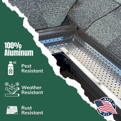 A-M Gutter Guard Heavy-Duty Aluminum Gutter Guard