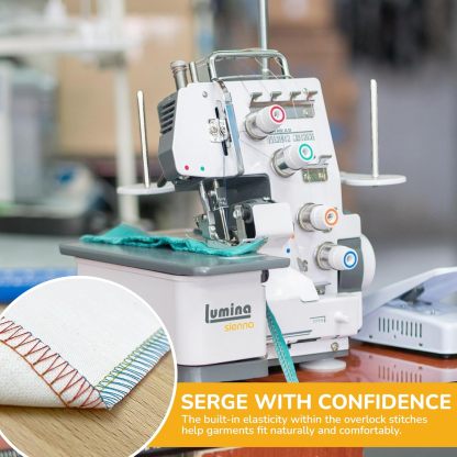 Lumina Sienna Serger Sewing Machine - Industrial Grade Sergers & Overlock Machines