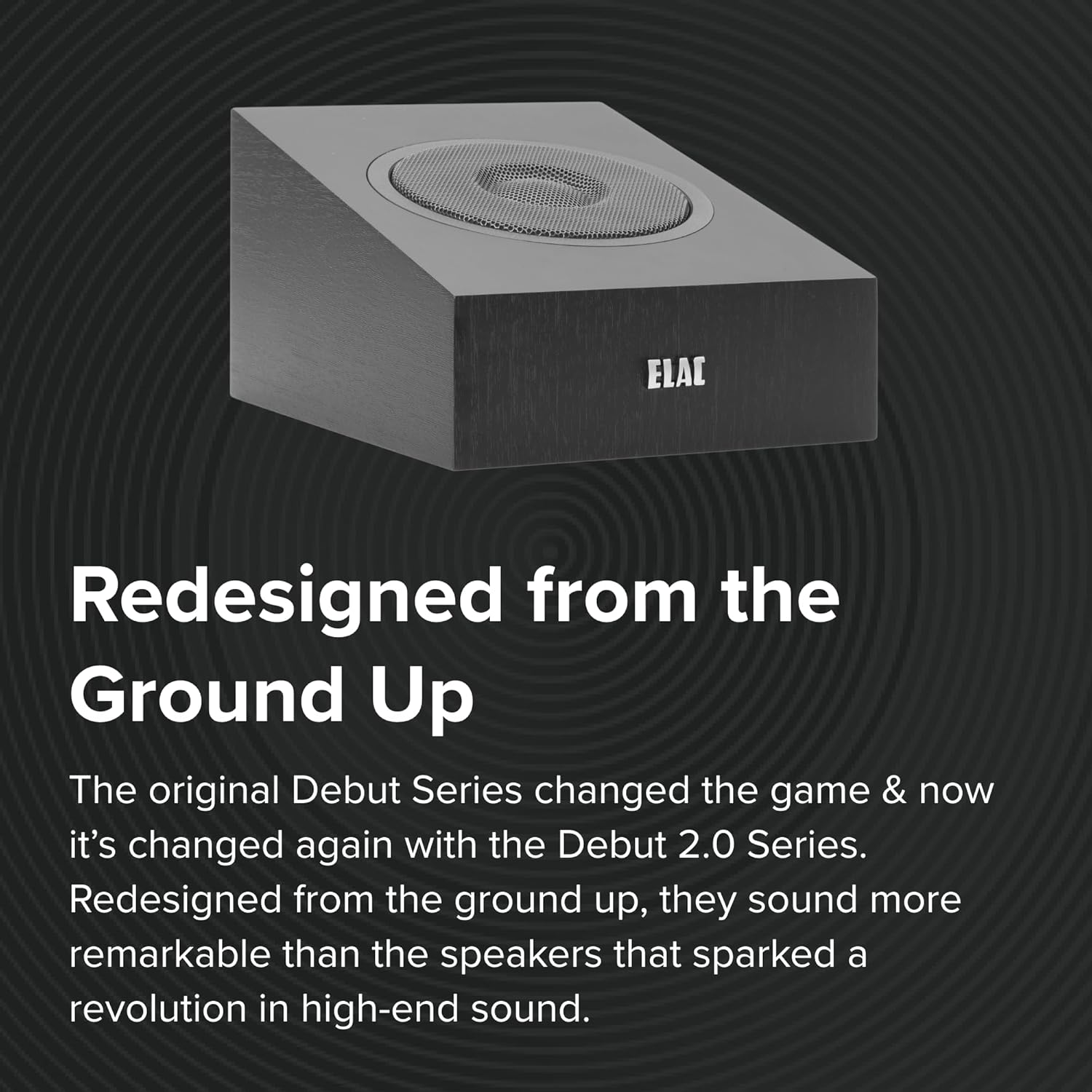 ELAC with 0.5” Polymer Tweeter & 4” Aramid Fiber Woofer