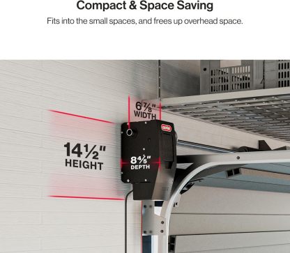 Genie Wall Mount Smart Garage Door Opener, DC Motor