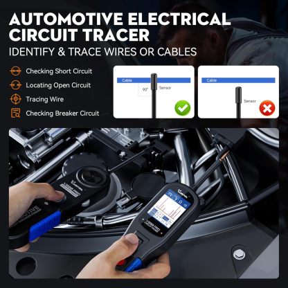 VDIAGTOOL Automotive Power Circuit Probe Tester Breaker Finder Too