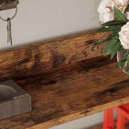 IRONCK Bookshelves 6 Tiers with Baffles Industrial Large Corner Etagere Bookcase