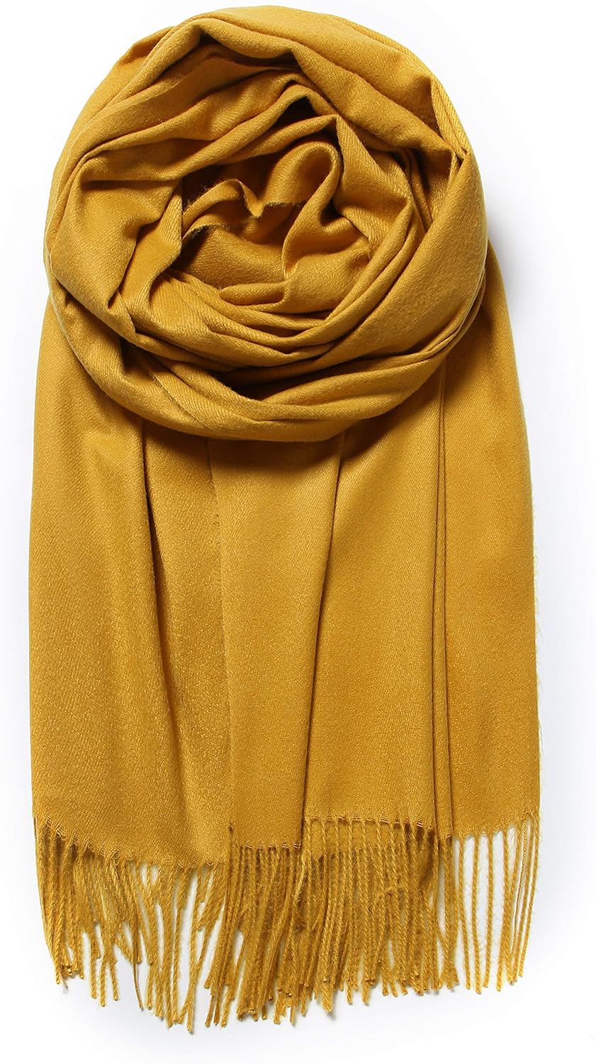 Cindy & Wendy Women's Pashmina Shawl Wrap for Evening Dress Bridesmaid Wedding Bridal Winter Warm Large Soft scarf