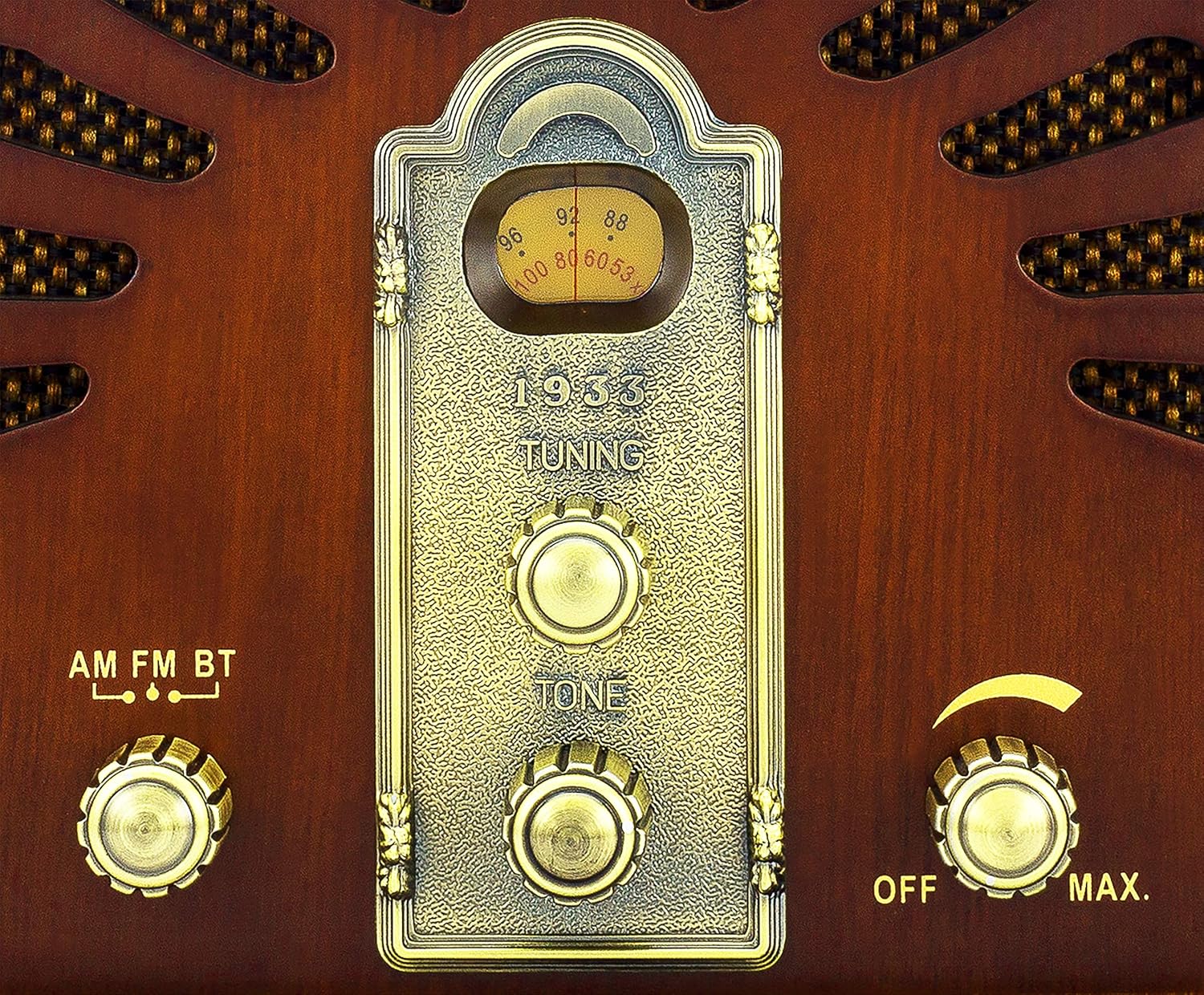 ClearClick Classic Vintage Retro Style AM/FM Radio with Bluetooth