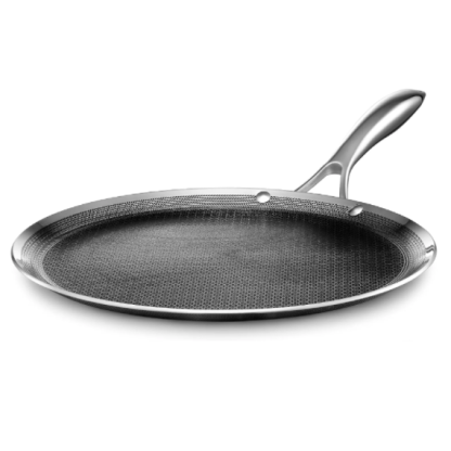 HexClad Hybrid Nonstick Griddle Pan 12-Inch Stay-Cool Handle