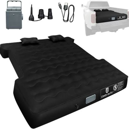 Umbrauto Truck Bed Air Mattress Inflate and Deflate with Rechargeable