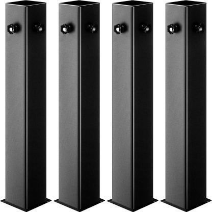Tandefio 4 Pcs College Dorm Bed Risers Ultimate Height Carbon