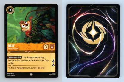 Dale #7/204 Lorcana Into The Inklands 2024 Disney Common TCG-Breakoutcards