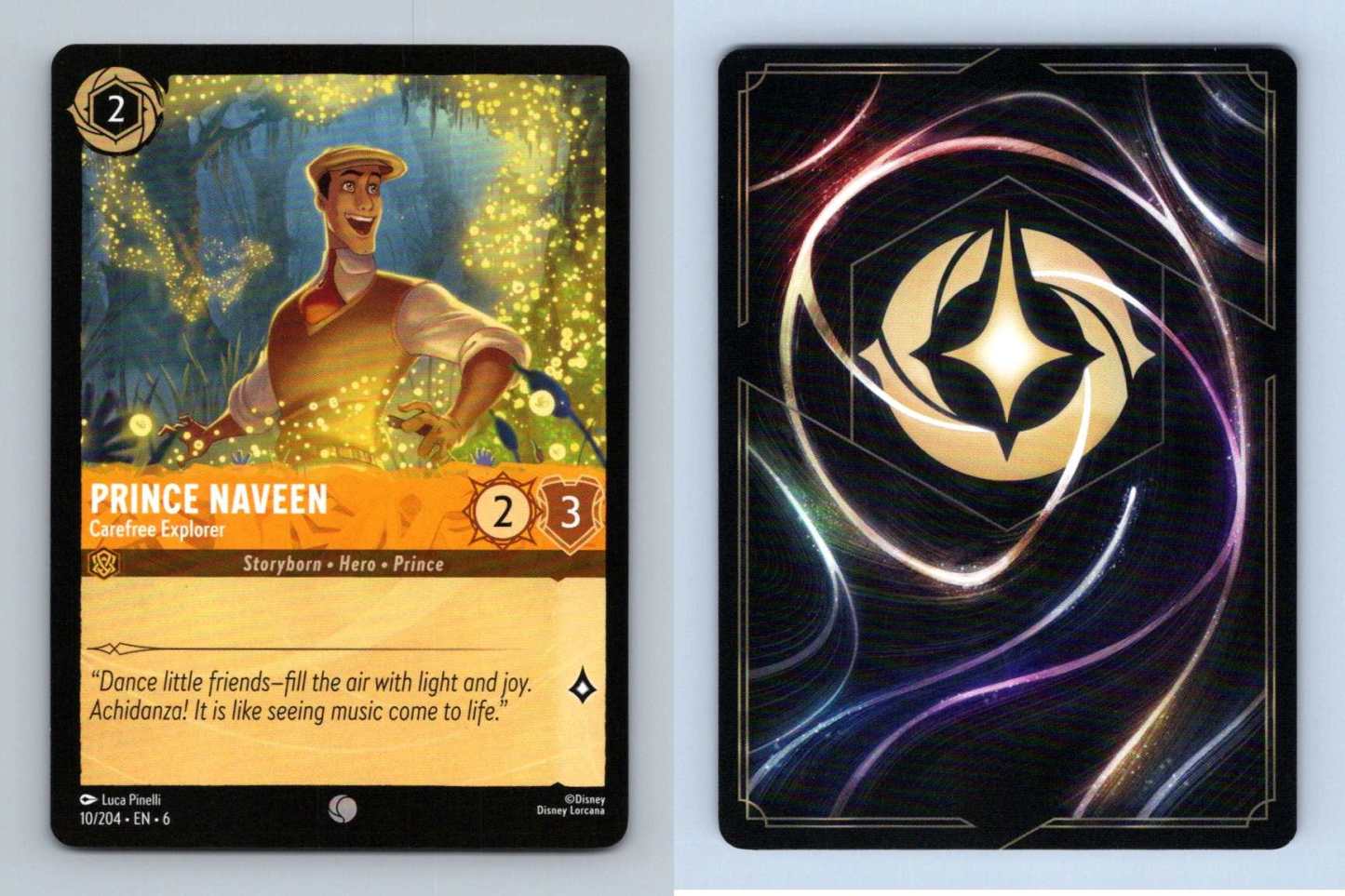 Prince Naveen #10/204 Lorcana Into The Inklands 2024 Disney Common TCG-Breakoutcards