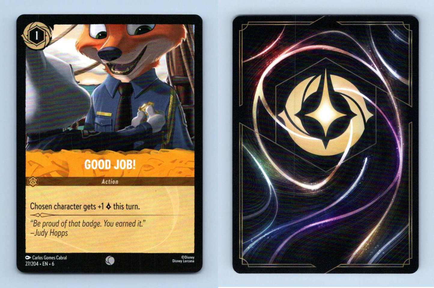 Good Job #27/204 Lorcana Into The Inklands 2024 Disney Common TCG-Breakoutcards
