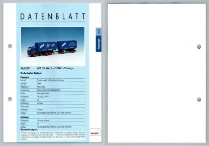 MB SK echsel PHZ Haring #9 Hangerzuge - Herpa Data Sheet-Breakoutcards