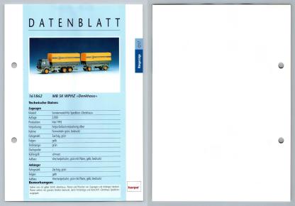 MB SK WPHZ Denkhaus #17 Hangerzuge - Herpa Data Sheet-Breakoutcards