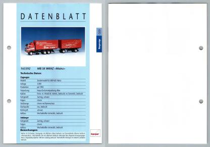 MB SK WKHZ Mainz #29 Hangerzuge - Herpa Data Sheet-Breakoutcards