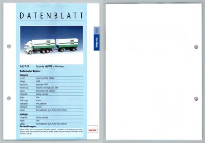 Scania WPHZ Neufra #30 Hangerzuge - Herpa Data Sheet-Breakoutcards