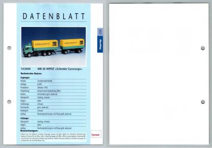 MB SK WPHZ Schenker Eurocargo #38 Hangerzuge - Herpa Data Sheet-Breakoutcards