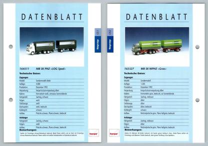 MB SK PHZ / MB SK WPHZ #51/2 Hangerzuge - Herpa Data Sheet-Breakoutcards