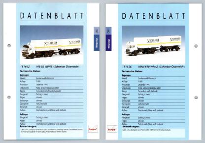 MB SK WPHZ / MAN F90 WPHZ #97/8 Hangerzuge - Herpa Data Sheet-Breakoutcards
