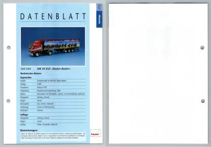 MB SK KSZ Baden Baden #70 Sattelzuge - Herpa Data Sheet-Breakoutcards