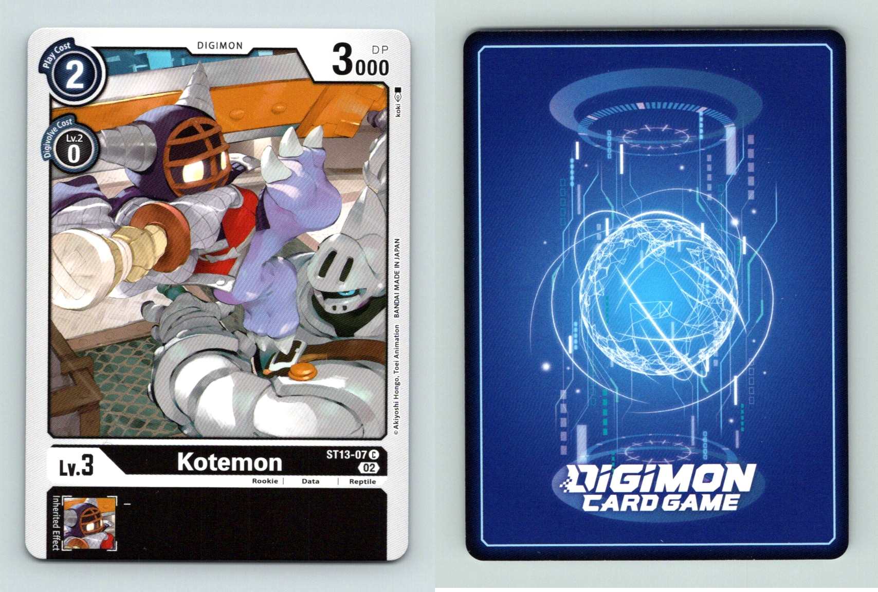 Kotemon #ST13-07 RagnaLoardmon Common Digimon TCG-Breakoutcards