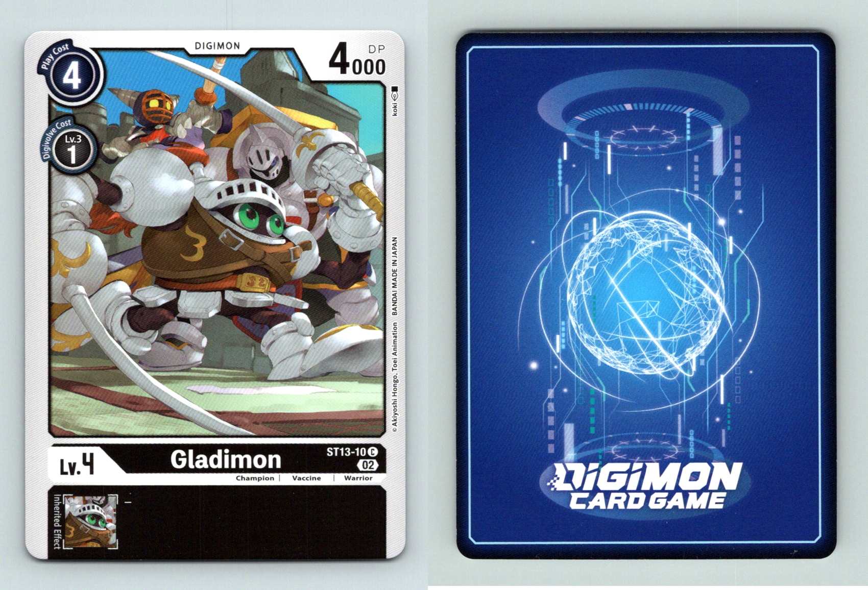 Gladimon #ST13-10 RagnaLoardmon Common Digimon TCG-Breakoutcards